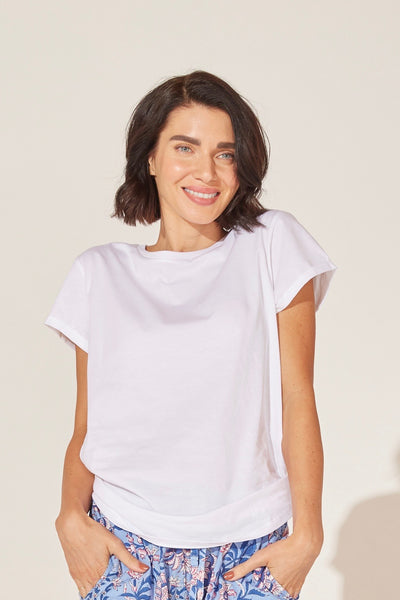 Organic cotton t-shirt in white