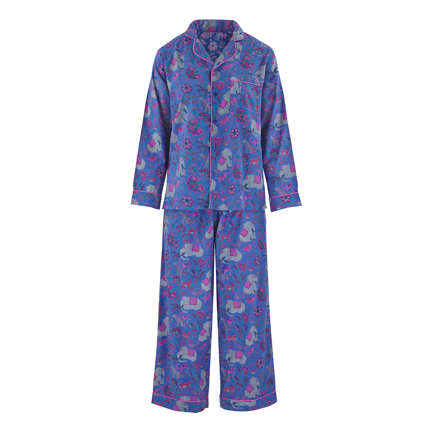 Midnight Jungle Chintz Kids PJ Set