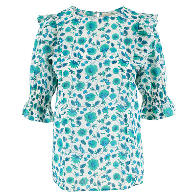 ruffle cotton top