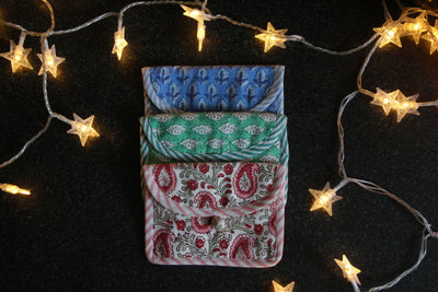 Pink Pondicherry Paisley Print Mini Purse