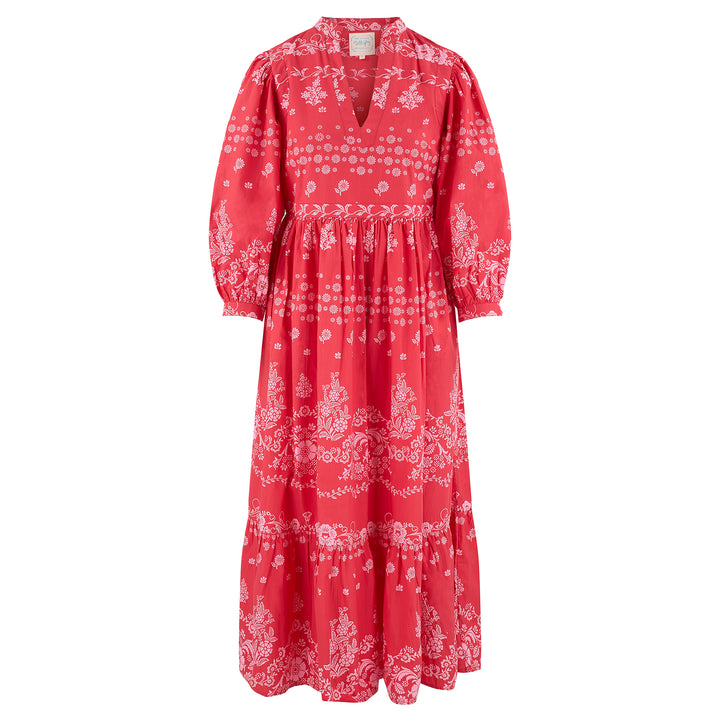 Florence Midi Dress In Poppy