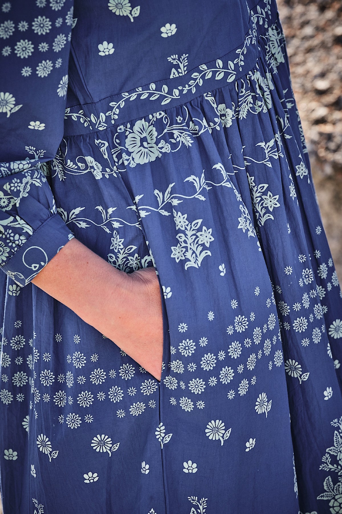 Florence Midi Dress In Lapis