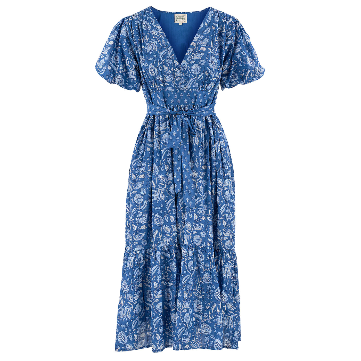 Florentina Midi Dress In Lapis