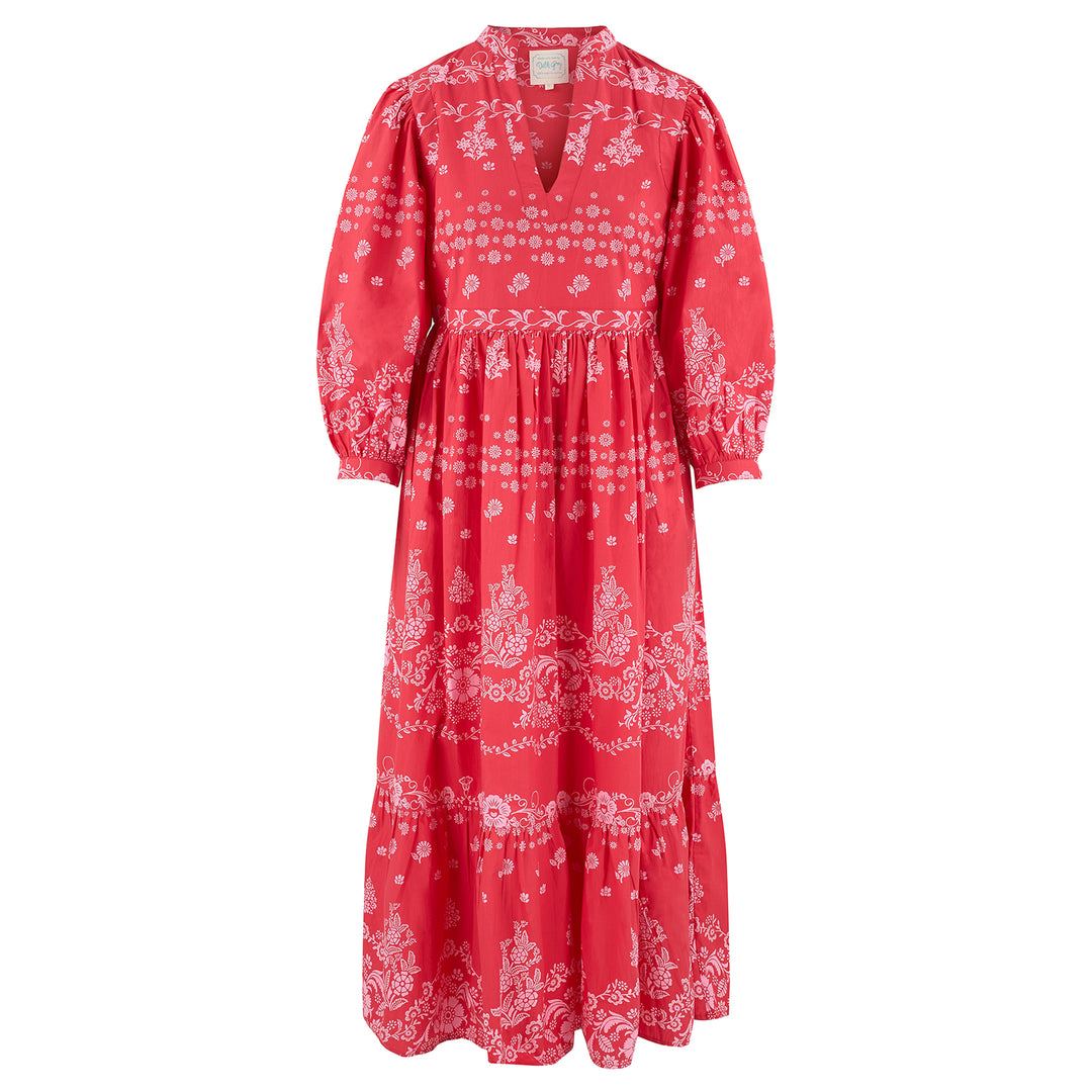 Florence Midi Dress In Poppy