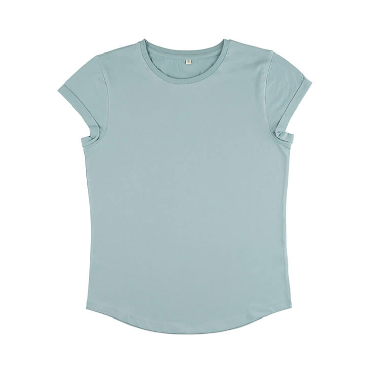 Organic cotton t-shirt in slate green