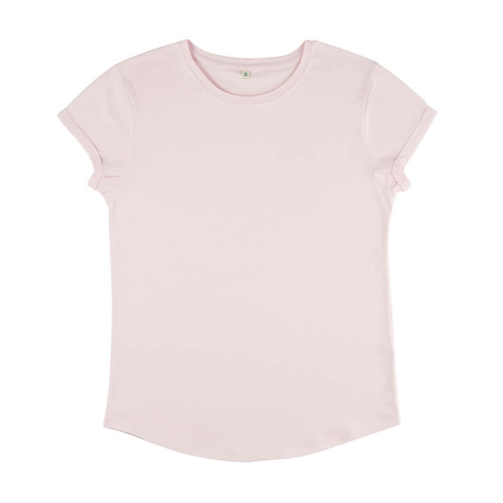 Organic cotton t-shirt in light pink